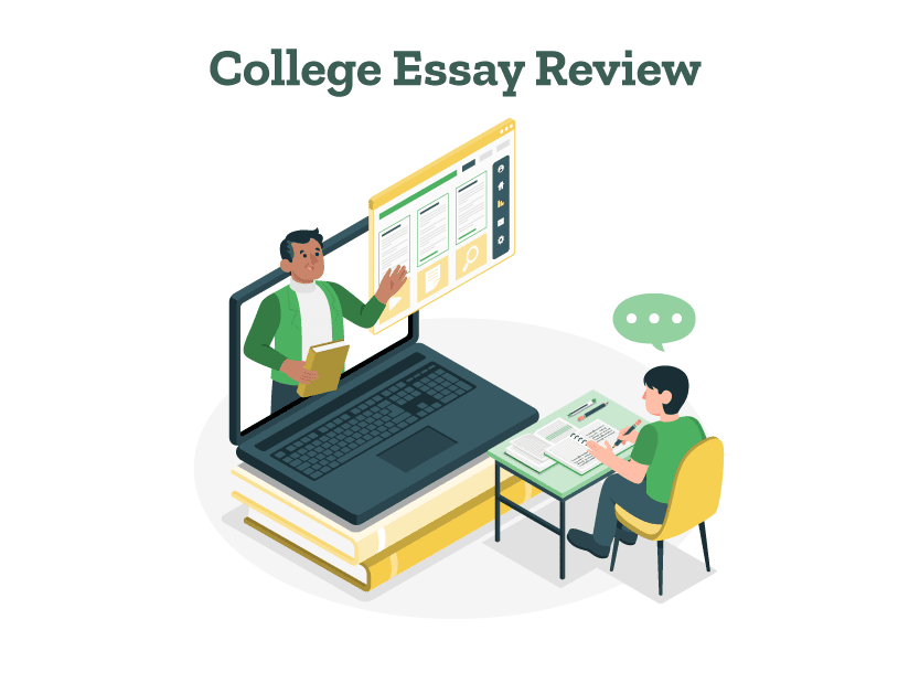 A student is exploring what is a college essay review and how to review a college essay.