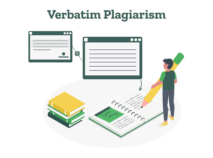 A person referring to several sources is keen to understand how to avoid verbatim plagiarism and use plagiarism detection tools to ensure zero plagiarism.