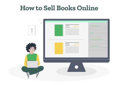 An author is researching the steps for how to sell books online.